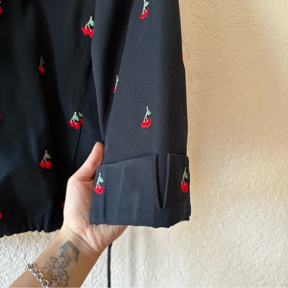 St John Sport Collection by Marie Gray Cherry Zip Jacket - Picture 6 of 8